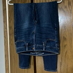 American Eagle Dream Stretch Jegging, Size 0, Dark Denim